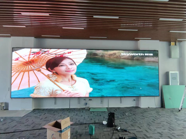 宁蒗P1.53led小间距屏安装案例